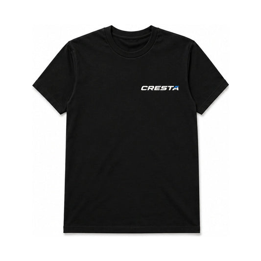 Cresta Classic Logo Tee — front with small chest logo